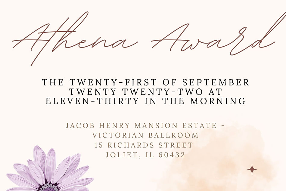 ATHENA AWARD SAVE THE DATE