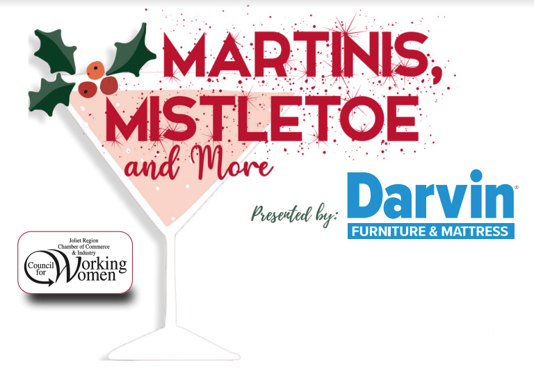 Martinis, Mistletoe and More Logo